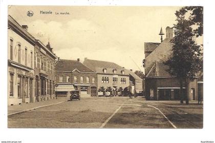 Herzele - Le marché.