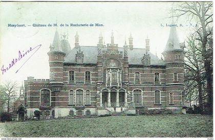 Hoeilaart. Hoeylaert.  Château de M.de la Rocheterie-de Man.