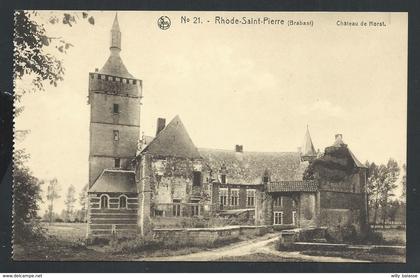 CPA - RHODE SAINT PIERRE - Château de HORST - Kasteel - Nels N° 21  //