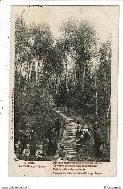 CPA Carte Postale-Belgique- Honnelles-Roisin Le caillou qui bique-L'escalier 1906 VM30877