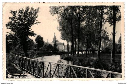 CPA Carte Postale  Belgique-Hotton- Route vers Hampteau-1943-VM33508