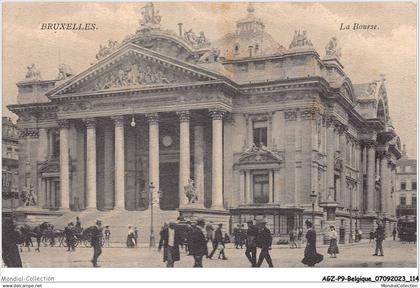 AGZP9-0811-BELGIQUE - BRUXELLES - LA BOURSE