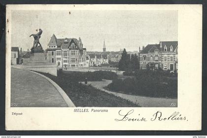 +++ CPA - IXELLES - ELSENE - Panorama   //