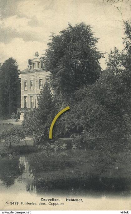 Kapellen - Cappelen : heidehof   (  HOELEN  3479  geschreven 1907 met zegel  )