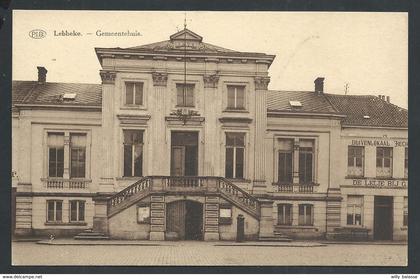 +++ CPA - LEBBEKE - Gemeentehuis - P.I.B.    //