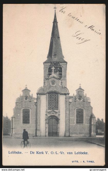 LEBBEKE  DE KERK V OLVR VAN LEBBEKE