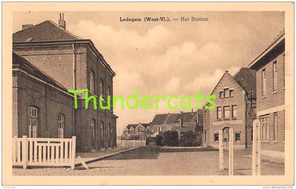 CPA  LEDEGEM HET STATION GARE