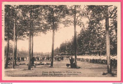 Leopoldsburg - Camp de Beverloo - Plaine de Jeux - Speelplein - Très animée - Photo Ind. Belge - P.I.B. - 1938