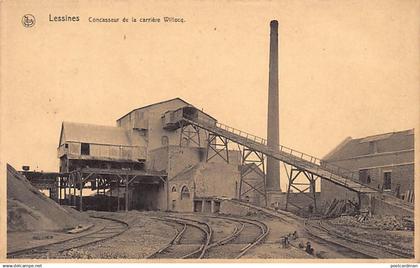 LESSINES (Hainaut) Concasseur de la carrière Willocq