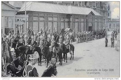 belgique -ref A467- liege  - exposition universelle de liege 1905- la grande garde - carte bon etat  -