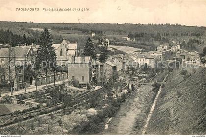 43501736 Trois Ponts Panorama du cote de la gare Trois Ponts