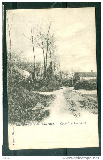 LINKEBEEK = "Les Environs de Bruxelles  = Chemin à Linkebeek   DAH44