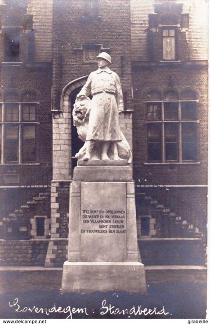 LOVENDEGEM - fotokaart - standbeeld