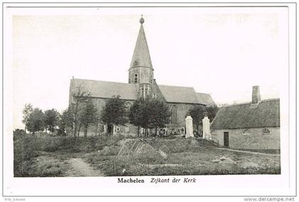 "Machelen - Zijkant der Kerk"