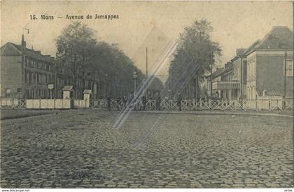 MONS :  avenue de Jemappes      TRAM