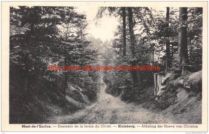 Descente de la ferme du Christ - Kluisbergen