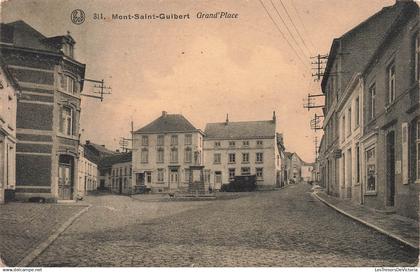 BELGIQUE - Mont Saint Guibert - Grand'place - Carte postale ancienne