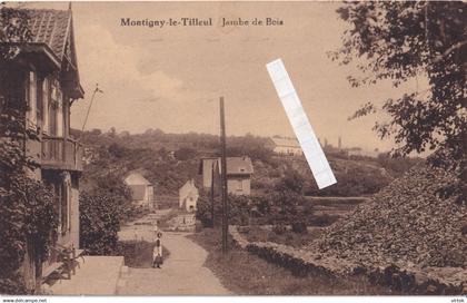 Montigny-le-Tilleul. Jambe de Bois  (  ecrit avec timbre )