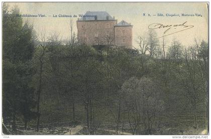 Neufchateau - Visé :  Le chateau de Wodémont    ( ecrit 1907 avec timbre )