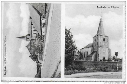 ORP-JAUCHE. JANDAIN.  LA CHAUSSEE DE WAVRE - L'EGLISE.