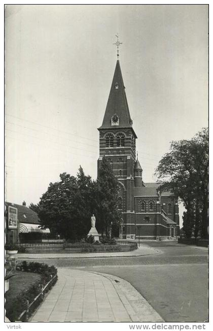 Overpelt : Kerk  ( geschreven met zegel )