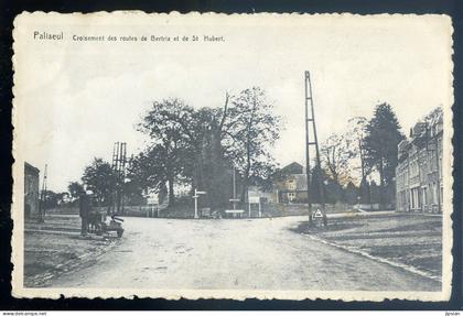 cpa de Belgique Luxembourg Paliseul -- croisement des routes de Bertrix et de St Hubert  STEP25