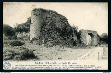 CPA - Carte Postale - Belgique - Sautour - Philippeville - Porte Romaine - 1920 (CP20328)