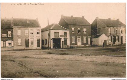 cpa Pont à Celles Place du Fichaux