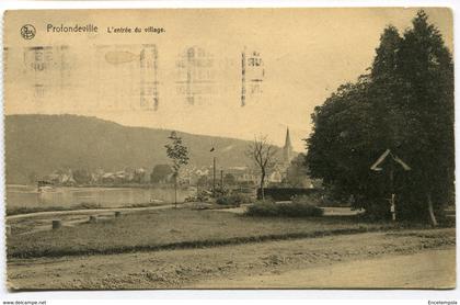 CPA - Carte Postale - Belgique - Profondeville - L'Entrée du Village - 1928 (SV10293)