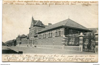 CPA - Carte Postale - Belgique - Quaregnon - Nouvelles Ecoles Rue de Paturages - 1902 (D14775)