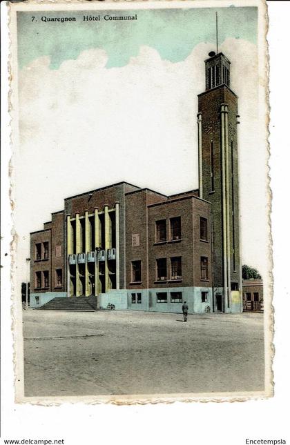 CPSM-Carte Postale Belgique- Quaregnon Hôtel communal -1961 VM27045mo