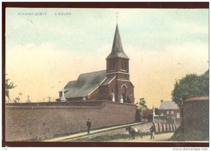 cpa aulnois quevy   église