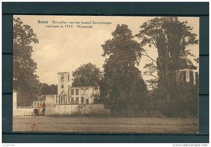 RANST: Bouvallen Van Het Kasteel Zevenbergen, niet gelopen postkaart (Uitg Van Beeck) (GA19782)