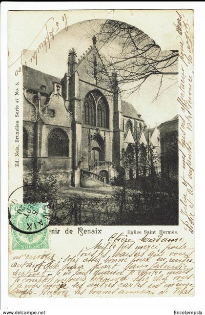 CPA - Carte postale -Belgique - Ronse - Renaix- Eglise St Hermès-1900- S537