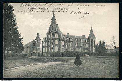 CPA - Carte Postale - Belgique - Rendeux Haut - Le Château - 1913 (CP20546OK)