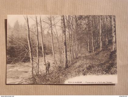 POIX SAINT-HUBERT Promenade de la Goffe des Chevaux Animée Province Luxembourg Belgique Carte Postale Kaart