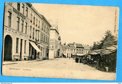 Brabant flamand - Scherpenheuvel Zichem - Montaigu - La Place - Hotel, Billard  (0238)