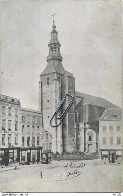 Sint-Truiden : seminarie de St. Trond : tour du séminaire  ( ecrit 1907 avec timbre )