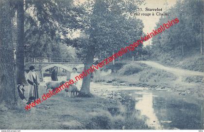 L'eau rouge à Challes - Stavelot