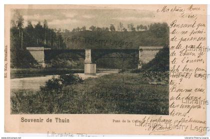 CPA THUIN Souvenir de Thuin Pont de la Celle