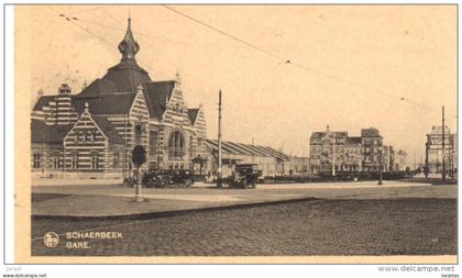 POSTAL     SCHAERBEEK  -BRUSELAS .   ESTACION -