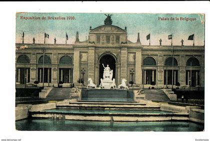 CPA - Carte Postale -  Belgique-Bruxelles Exposition de 1910-Palais de la Belgique VM3448