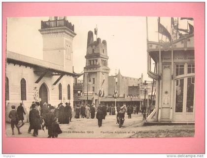 CPA   " Expositions de Bruxelles 1910 " "Pavillons Alégérien et de L´Afrique Occidentale