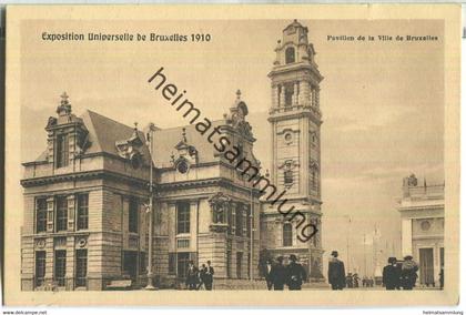 Exposition Universelle Bruxelles 1910 - Pavillon de la Ville de Bruxelles - Edit. V. F. Bruxelles