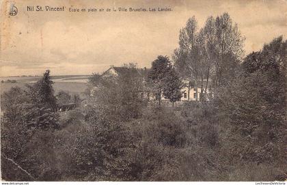 CPA Nil St Vincent - Ecole en plein air de la ville Bruxelles - Les landes - 1930