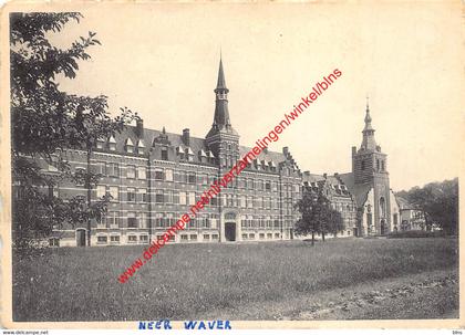 Séminaire de Basse-Wavre - la façade et l'Eglise - Wavre