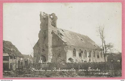 West-Vlaanderen - Flandre occidentale - Carte photo - Foto - POELKAPELLE - Kirche - Guerre 14/18 - Carte N° 10