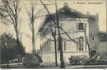 WICHELEN : kasteel Janssens  ( 1909 met zegel )