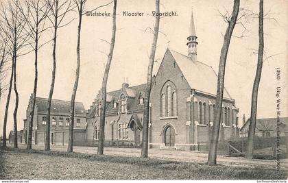 BELGIQUE - Wielsbeke - Klooster - Voorzicht - couvent - église - rue - Uitg Wwe Blomme Callens - Carte postale ancienne