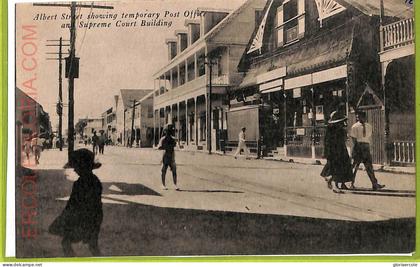 af2549 - BELIZE - VINTAGE POSTCARD - Albert Street, Post Office